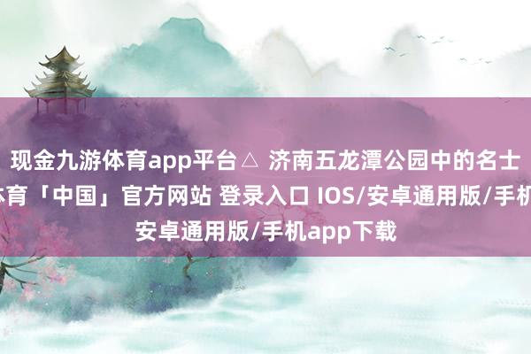 现金九游体育app平台△ 济南五龙潭公园中的名士阁-九游体育「中国」官方网站 登录入口 IOS/安卓通用版/手机app下载