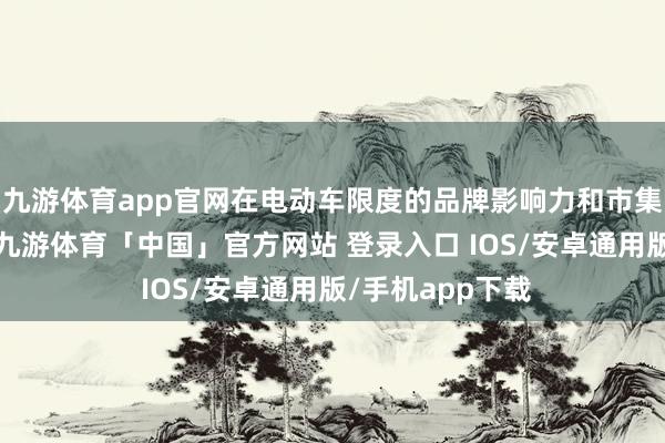 九游体育app官网在电动车限度的品牌影响力和市集份额相对较小-九游体育「中国」官方网站 登录入口 IOS/安卓通用版/手机app下载