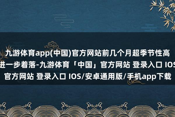 九游体育app(中国)官方网站前几个月超季节性高潮的食物价钱在11月进一步着落-九游体育「中国」官方网站 登录入口 IOS/安卓通用版/手机app下载