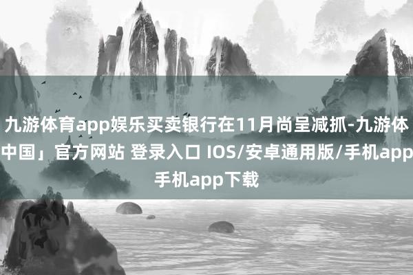 九游体育app娱乐买卖银行在11月尚呈减抓-九游体育「中国」官方网站 登录入口 IOS/安卓通用版/手机app下载
